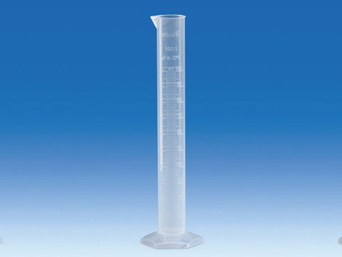 BrandTech Graduated Cylinders, PP, Class B Tall Form, With Molded Graduations