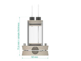 Bottom Mount Electrochemical Cell