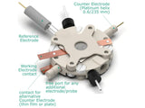 Back-Microscopy Electrochemical Flow Cell, Volume: 1.75 Ml