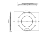 MSE PRO 8 inch 200 mm Single Wafer Carrier Case (Pack of 10), Polypropylene, Cleanroom Class 100 Grade