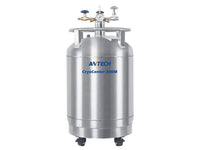 Antech 240L Liquid Nitrogen Container (Self-Pressurized ) With Pressure Building Regulator & Electric Digital Liquid Level Meter