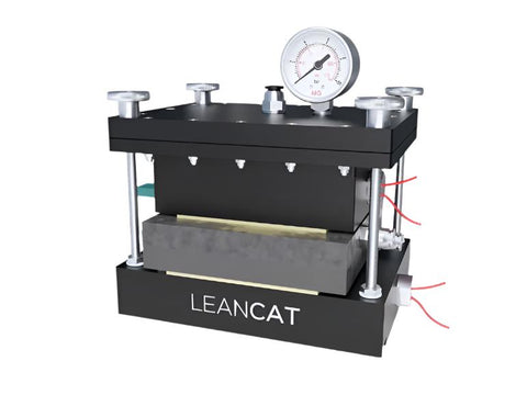 LEANCAT Air-pressed cell (25 cm²) - Titanium bipolar plates, heating cartridges 230 V