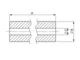 BrandTech DN 6 mm, Sale Per Meter Rubber Vacuum Tubing