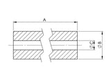 BrandTech DN 8 mm, Sale Per Meter Rubber Vacuum Tubing