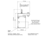 BrandTech FO R 2/2.5/5/6 Oil Mist Filter Outlet Side