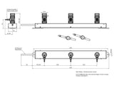 BrandTech 3 x VCL 01 VACUU·LAN® Mini-Network