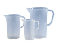 BrandTech Graduated Beakers, PP, Molded Graduations