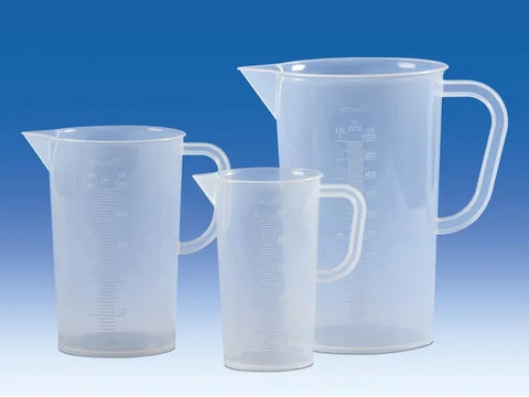 BrandTech Graduated Beakers, PP, Molded Graduations