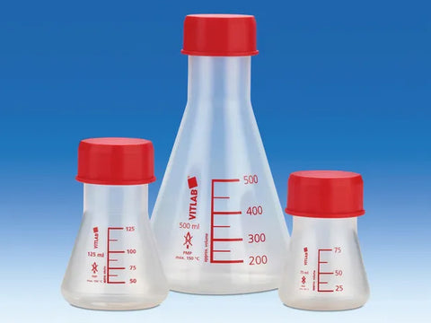 BrandTech Erlenmeyer Flasks, GL 45, PMP