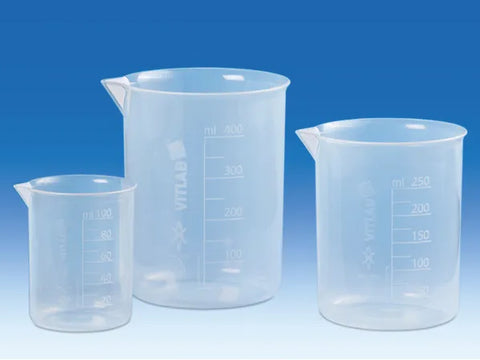 BrandTech Griffin Beakers, PP, Molded Graduations