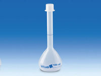 BrandTech Volumetric Flasks, PP, Class B, With Screw Cap, PP