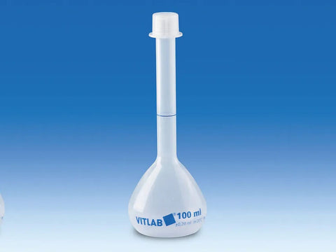 BrandTech Volumetric Flasks, PP, Class B, With Screw Cap, PP