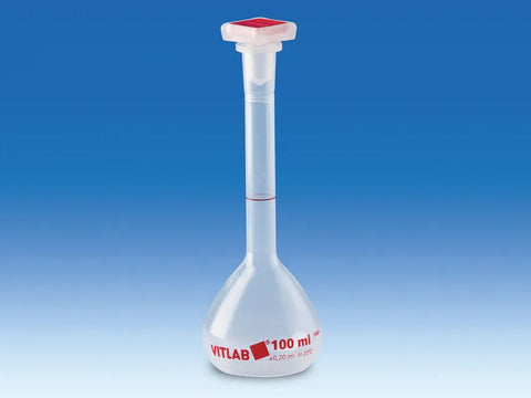 BrandTech Volumetric Flasks, PMP, Class B, With NS Stoppers, PP