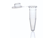 BrandTech Microcentrifuge Tubes, PP, 0.5 ml, With Attached Cap, Transparent, BIO-CERT® PCR QUALITY