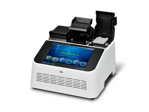 Blue-Ray High-Throughput Triple-Block Gradient PCR Thermal Cycler