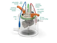 Jacketed Standard Electrochemical Dual Holder Cell Setup