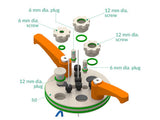 Standard Electrochemical Triple Holder Cell