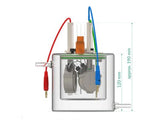 Jacketed Standard Electrochemical Triple Holder Cell