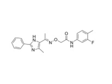 MSE PRO N-(3-Fluoro-4-methylphenyl)-2-(((1-(4-methyl-2-phenyl-1H-imidazol-5- yl)ethylidene)amino)oxy)acetamide