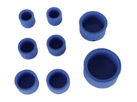 MSE PRO Blue Circular Cold Mounting Mold, 12pcs/pk