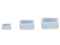 MSE PRO Transparent Square Cold Mounting Mold, 6pcs/pk