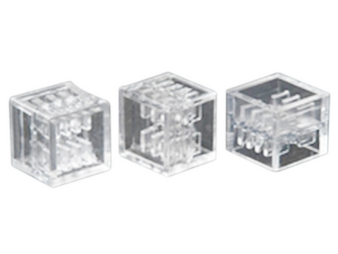 MSE PRO Disposable Square Polystyrene (PS) Plastic Mold, 200pcs/pk