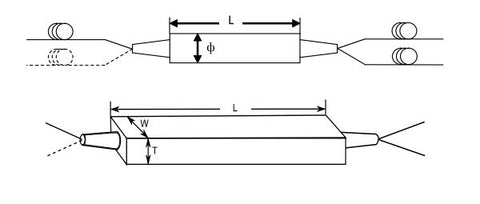 Ascentta Fused (WDM) Wavelength Division Multiplexer (980/1550, 980/1590nm)