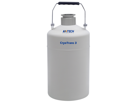 Antech 3L Liquid Nitrogen (LN<sub>2</sub>) Dewar, for LN<sub>2</sub> Storage & Transportation