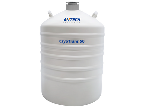 Antech 50L Liquid Nitrogen (LN<sub>2</sub>) Dewar, for LN<sub>2</sub> Storage & Transportation