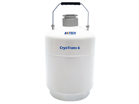 Antech 6L Liquid Nitrogen (LN<sub>2</sub>) Dewar, for LN<sub>2</sub> Storage & Transportation