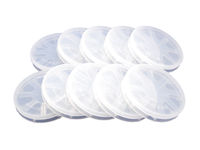MSE PRO 3 Inch Single Wafer Carrier Case (Pack of 10), Polypropylene, Cleanroom Class 100 Grade - MSE Supplies LLC