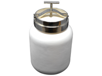 MSE PRO 5L (5,000 ml) 99% High Alumina Ceramic Roller Mill Jar - MSE Supplies LLC
