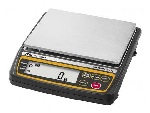 A&D Weighing Intrinsically Safe Portable Balance, 12000g x 1g with External Calibration