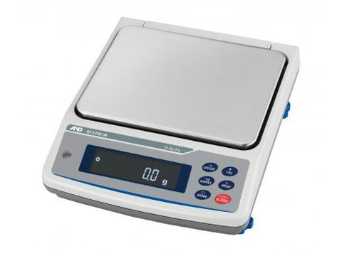 A&D Weighing Precision Balance, 6.2 kg / 32.2 kg x 0.1 g / 1 g with External Calibration