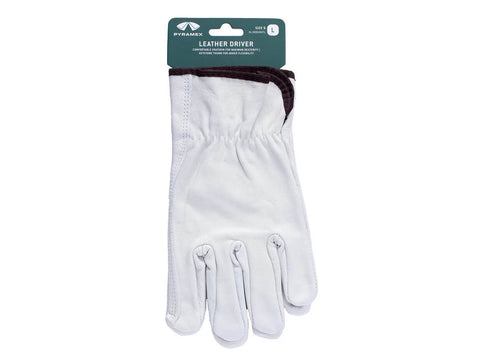 PYRAMEX Leather Driver GL3001KHT - Select Goatskin Driver Gloves, PK of 12