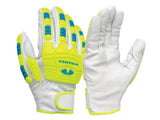 PYRAMEX Leather Driver GL3004CW - Goatskin Driver A7 Cut Level 1 Impact Gloves, PK of 12