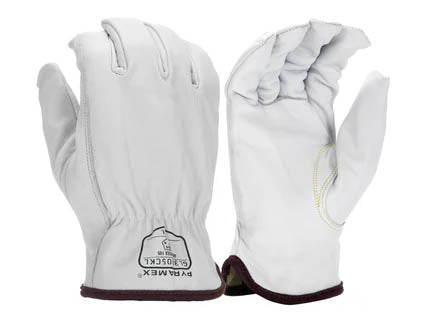 PYRAMEX Leather Driver GL3005CK - Premium Goatskin Driver HPPE A4 Cut Gloves, PK of 12