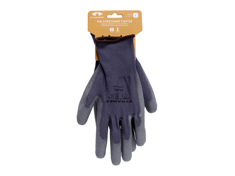 PYRAMEX Dipped GL401 - Polyurethane Gloves, PK of 12