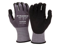 PYRAMEX Dipped GL601DP - Micro-Foam Nitrile Dotted Gloves, PK of 12