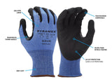 PYRAMEX Dipped GL613C - Micro-Foam Nitrile A4 Cut Gloves, PK of 12