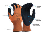 PYRAMEX Dipped GL622C - Micro-Foam Nitrile A6 Cut Gloves, PK of 12