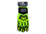 PYRAMEX Synthetic GL807HT - Synthetic Leather Silicone Palm Level 2 Impact Gloves, PK of 12