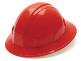 PYRAMEX Full Brim SL Series Full Brim Safety Helmet, PK of 12