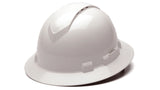 PYRAMEX Full Brim Ridgeline® Full Brim Vented Safety Helmet, PK of 12