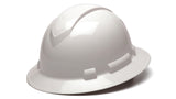 PYRAMEX Full Brim Ridgeline® Full Brim Safety Helmet, PK of 12