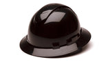 PYRAMEX Full Brim Ridgeline® Full Brim Vented Safety Helmet, PK of 12