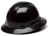 PYRAMEX Full Brim Ridgeline® Full Brim Safety Helmet, PK of 12