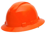 PYRAMEX Full Brim Ridgeline® Full Brim Vented Safety Helmet, PK of 12