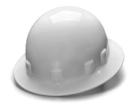 PYRAMEX Full Brim SL Series Sleek Shell Full Brim Safety Helmet, PK of 12