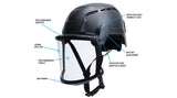 PYRAMEX Face Shields SL T2™ Polycarbonate Face Shield Safety Helmet, PK of 12